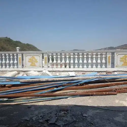 仿木围栏模具水泥栏杆围栏塑料模具水泥构件模具厂家