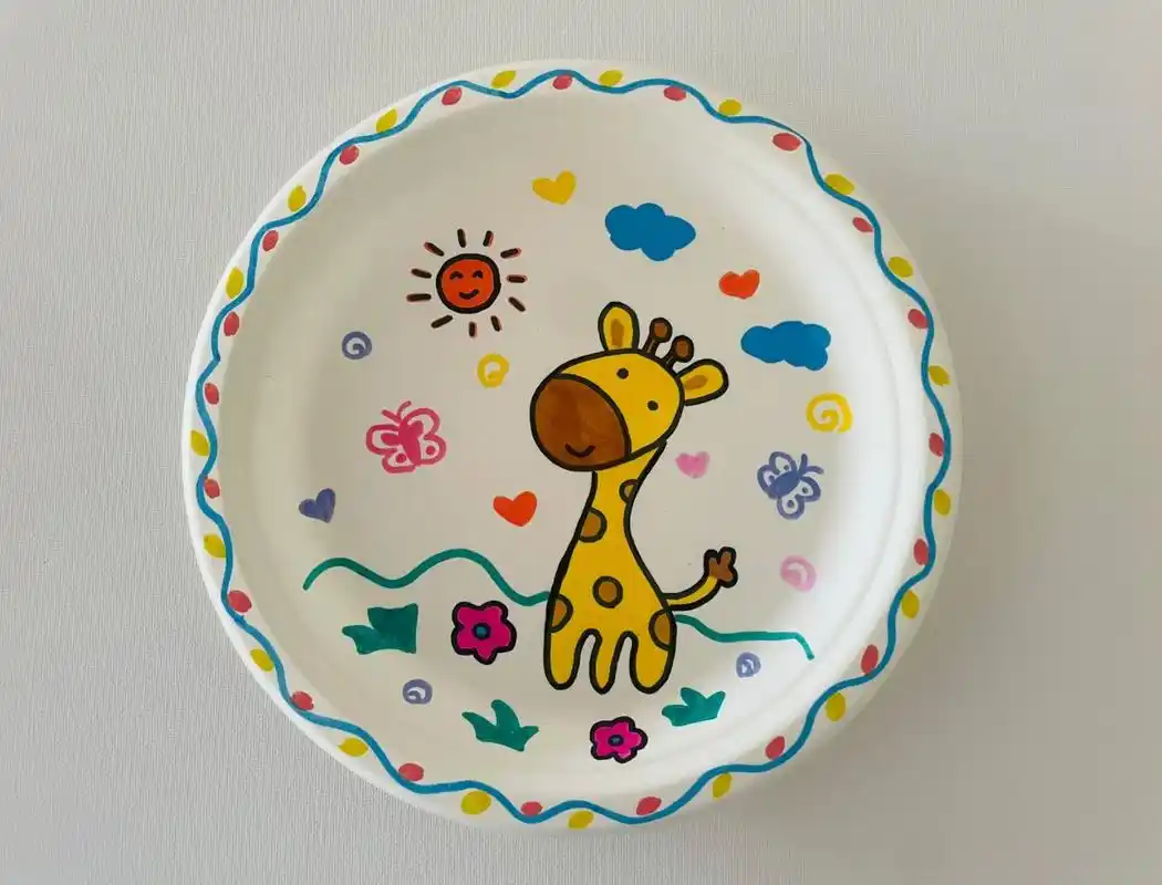 纸盘装饰画 简单纸盘装饰画