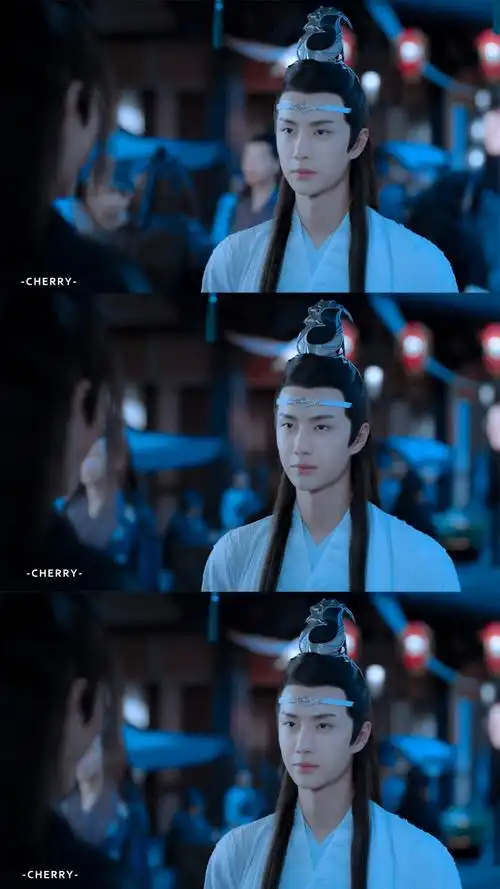 陈情令蓝忘 截修「仙子 可是失足才跌落了凡间」 @uniq-王一博 cr