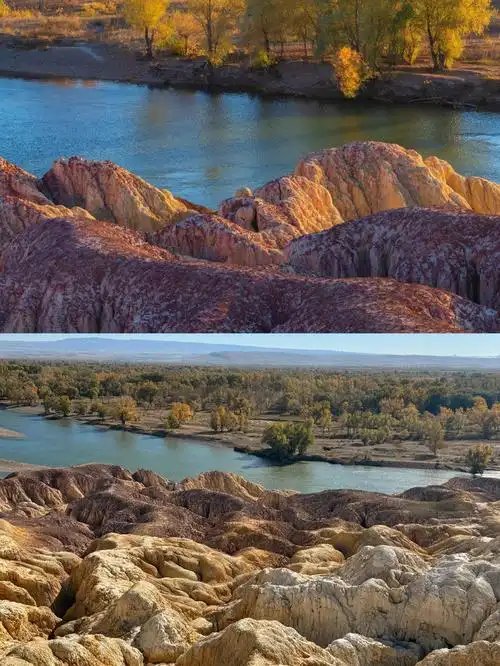 被新疆布尔津五彩滩的黄昏美景惊艳了!