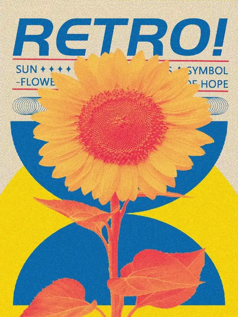 ps海报设计 | 美式复古风格 #ps教程 #海报设计 #创 - 抖音