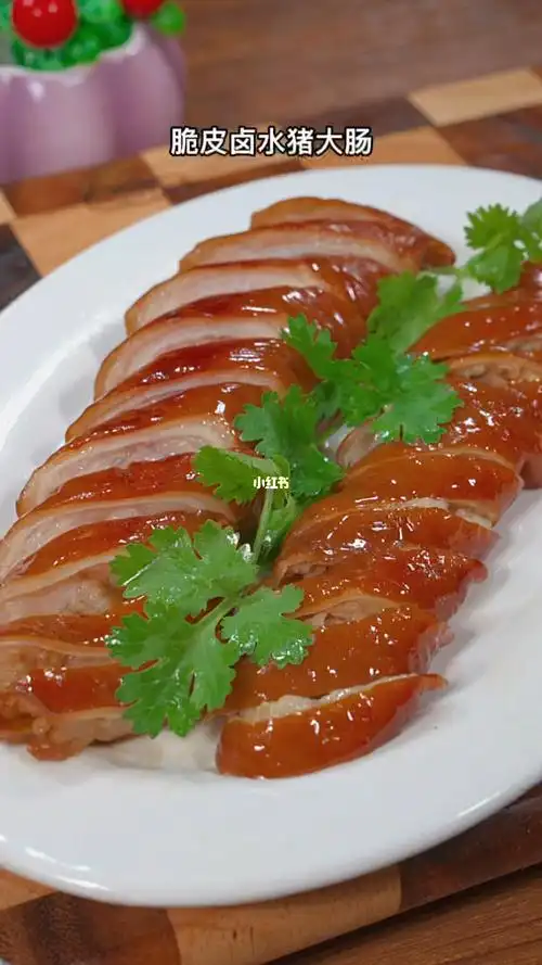 脆皮卤水猪大肠