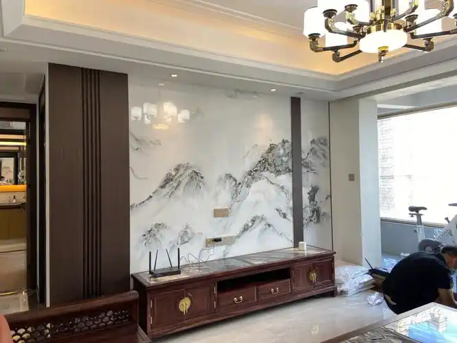 中式电视背景墙