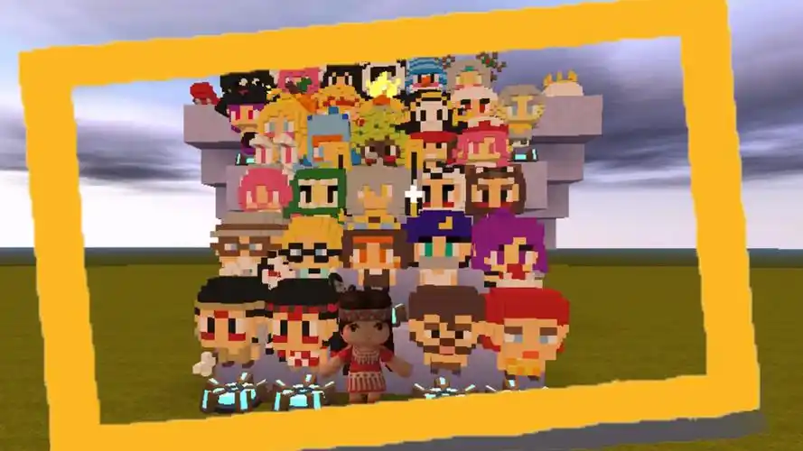 迷你世界国际服 所有人物的全家福