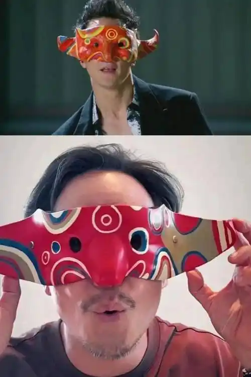 吴彦祖当年戴的面具,她竟做了很多个,而且五彩斑斓