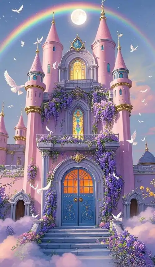 梦幻粉色城堡