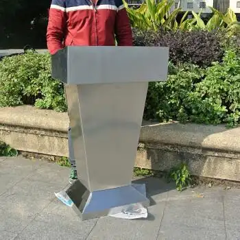 迎宾台户外不锈钢演讲台物业岗亭台礼宾台登记台咨询咨客台接待台常规