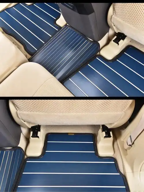 1822款定制普拉多霸道专用蓝色实木地板柚木垫汽车脚垫57五七座内饰