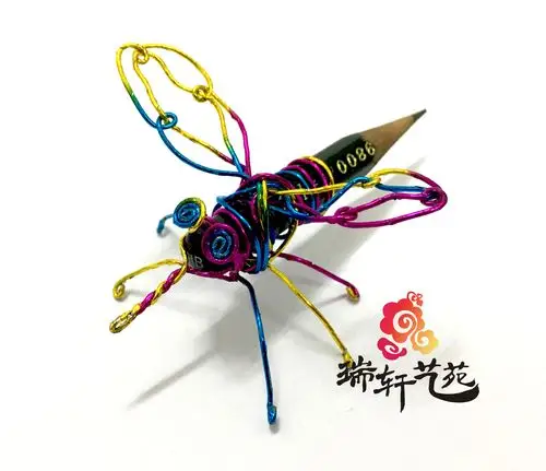 铁丝与废弃品创意昆虫
