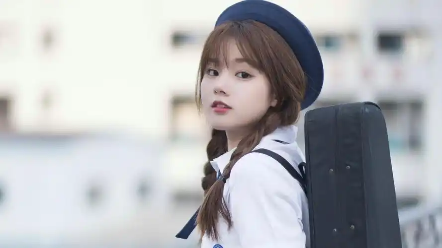 双马尾美女青春jk制服壁纸