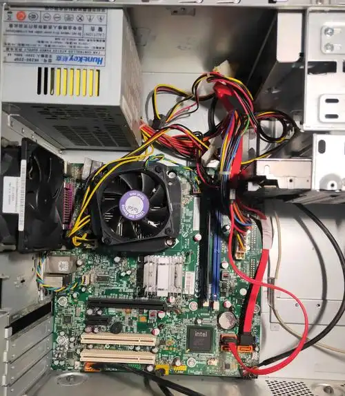 主机主板四核原装系统启天台式联想g41电脑机箱