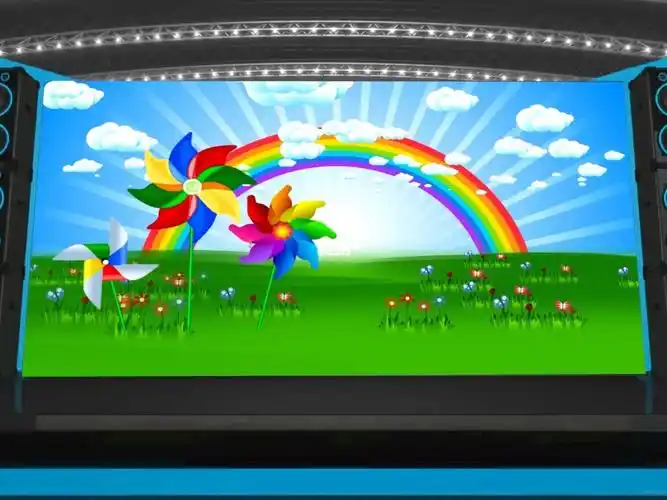 儿童节目六一演出舞台舞蹈背景led动态视频