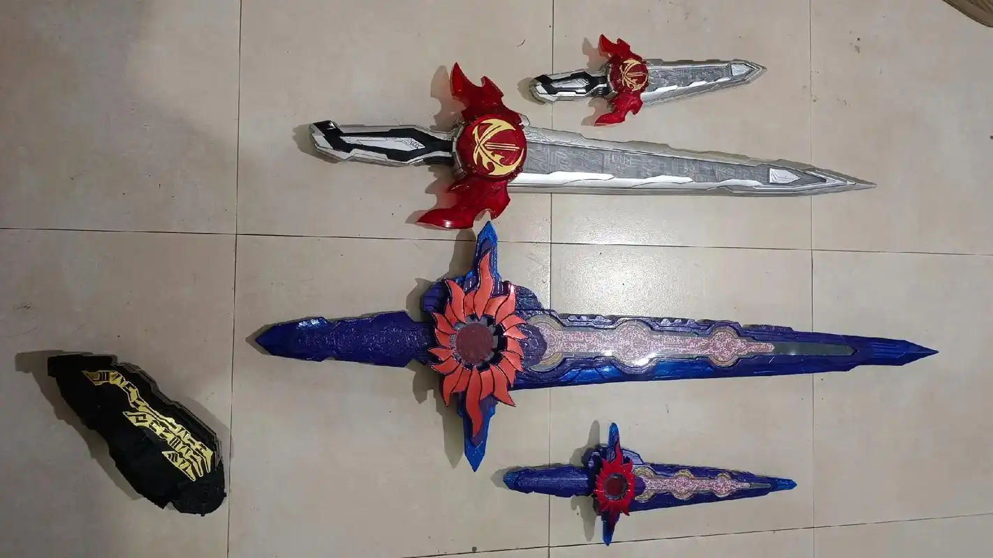 1:1十圣刃刃王剑(自制)#十圣刃 万代总不出,只能自己做了 - 抖音