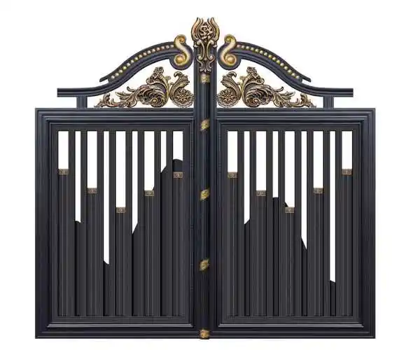 智家派 不锈钢庭院门对开农村大门别墅围墙门自建房中式轻奢院子大门