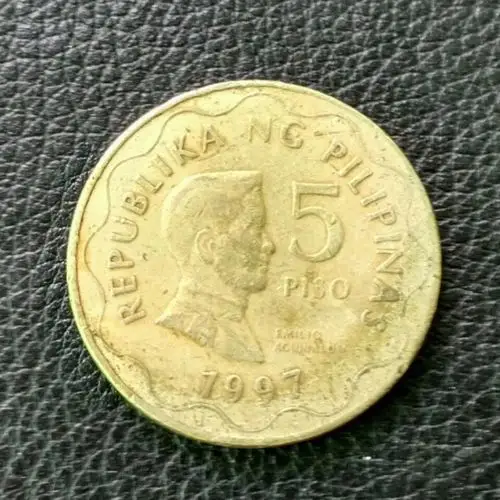 新店开张0元起拍菲律宾5比索真假_图片_价格_评级-硬币-爱藏网