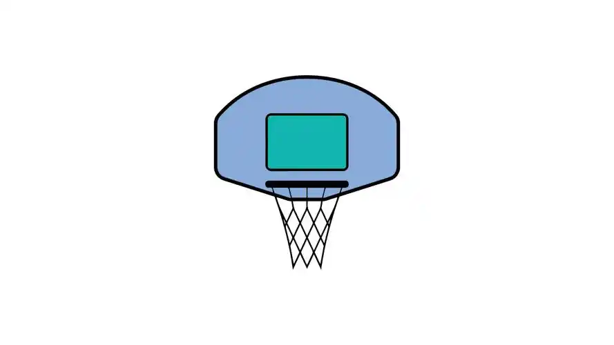篮球框怎么画 - 简笔画 - 懂得