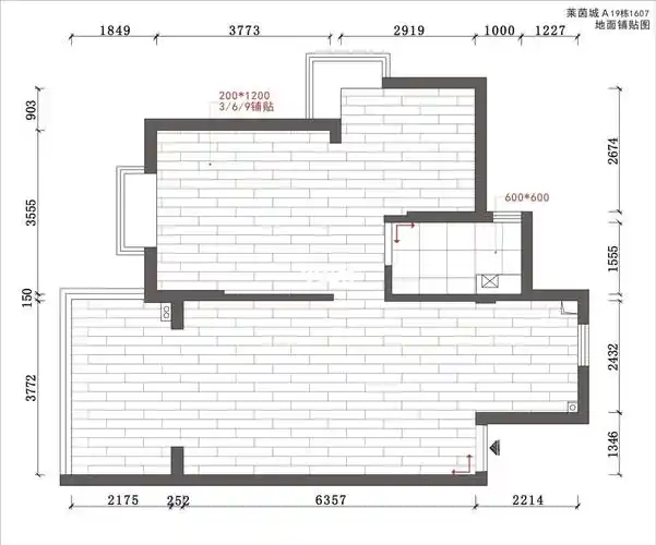 木纹砖步步高369铺贴
