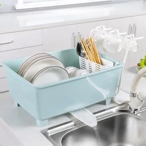 厨房用品碗架沥水带盖碗架家用餐具收纳盒放碗碟落地置物架碗筷架