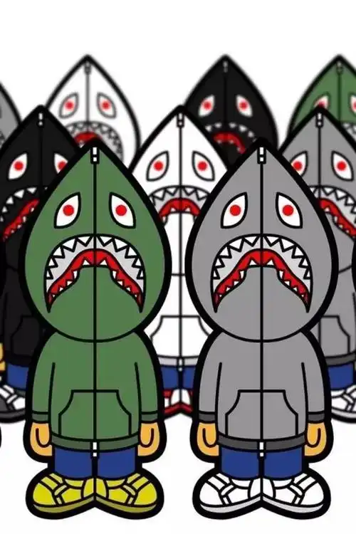 潮流壁纸 | 与bape的鲨鱼一起遨游