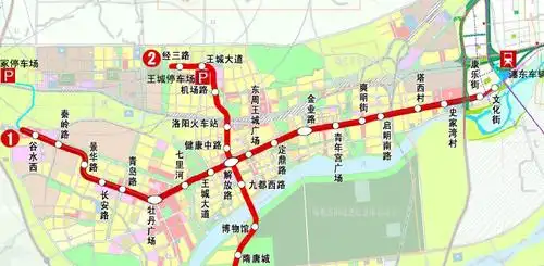 洛阳地铁二号线王城大道站