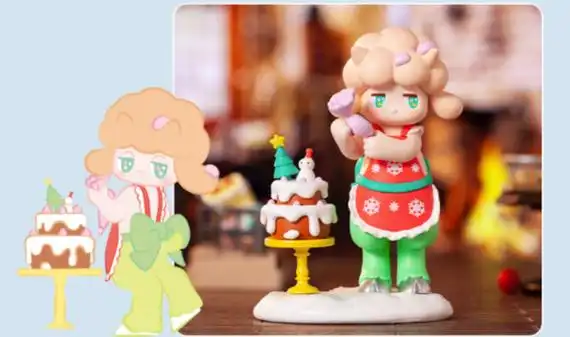 泡泡玛特潮流玩具_pop mart 泡泡玛特 satyr rory 悠然冬日系列 盲盒