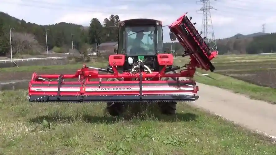 日本四联水稻旋耕机看看我们的差距有多大现代化农业需要追赶