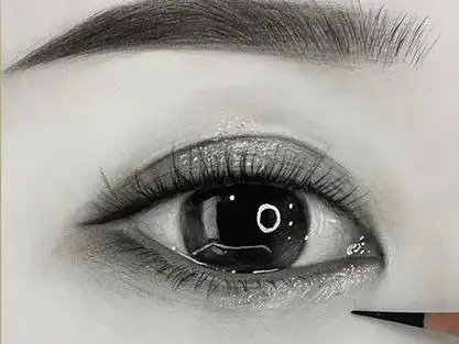 简单易懂的素描眼睛画法,学会了赶紧试着画一下吧!