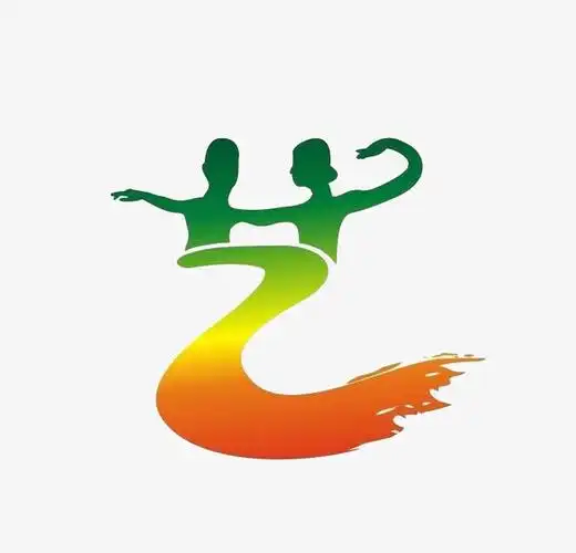 艺术节,艺字,标志,艺术字体,logo,变形体,渐变色,人形,艺术节logo