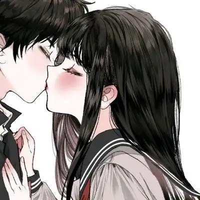 最近抖音很火的情侣头像动漫超萌版 我真的好喜欢你