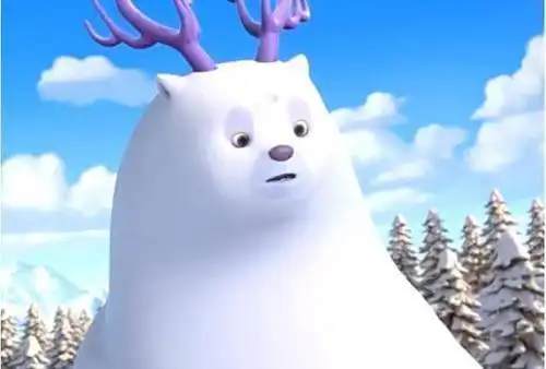 熊出没团子简笔画可爱