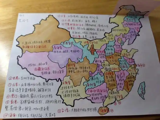 中国美食地图