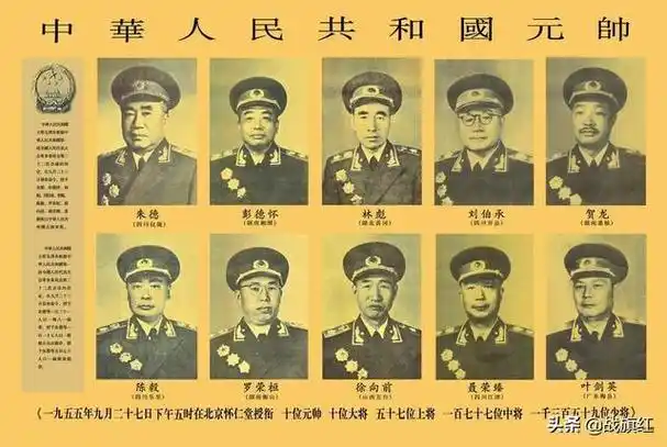 十大元帅排名分析:林总排第三,为什么说1937年已基本定调?