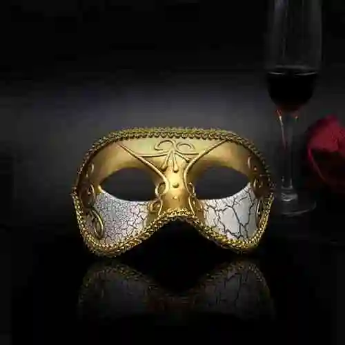 热销面具成人复古_万圣节化妆舞会cos道具成人面具 欧式复古帅气男士