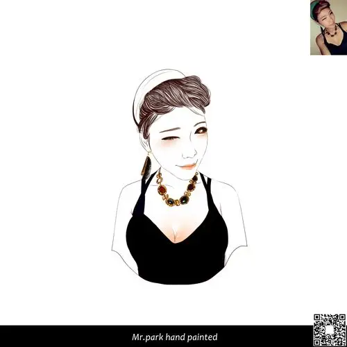 人物肖像照片转手绘手绘画像微信头像q版漫画