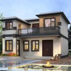 别墅设计图纸二层新中式