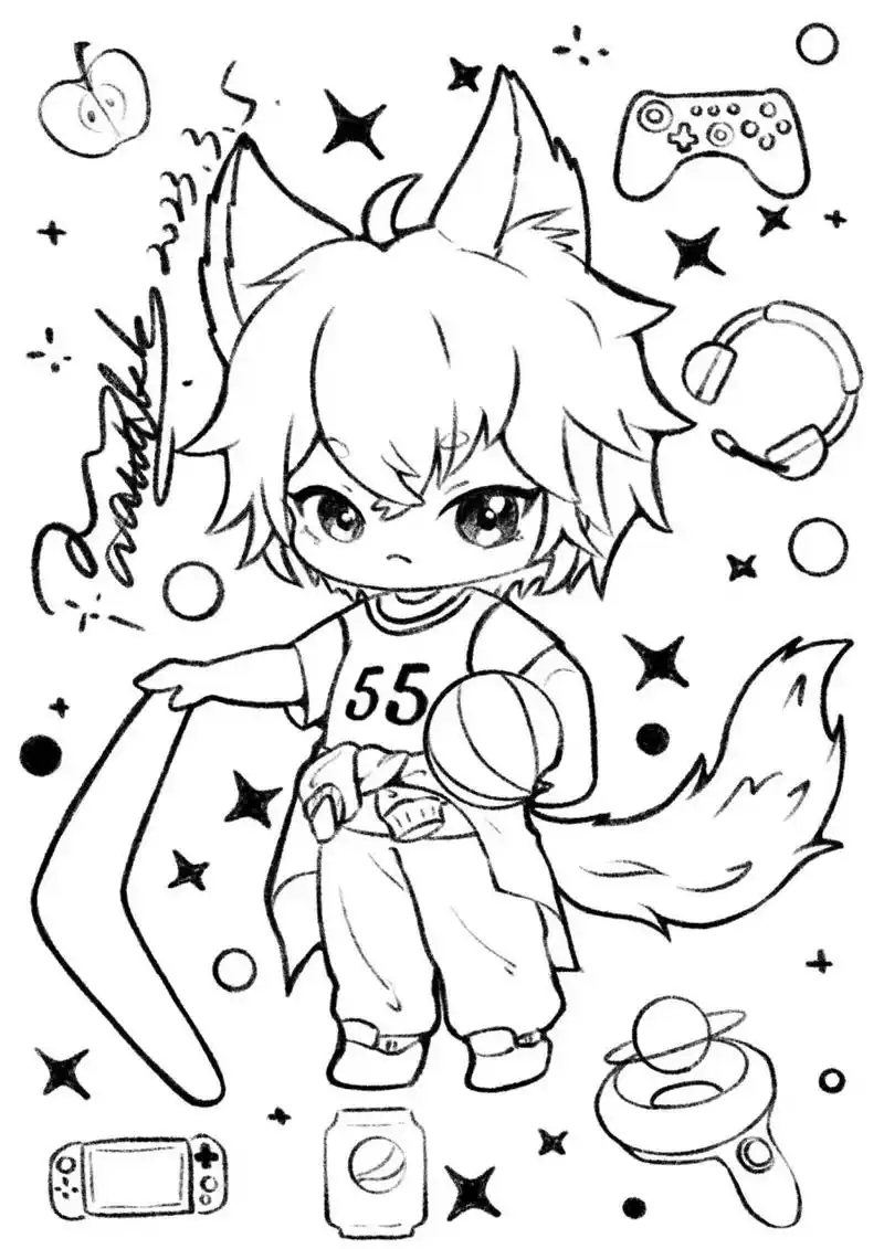 q版人物速写/王者荣耀百里玄策教程