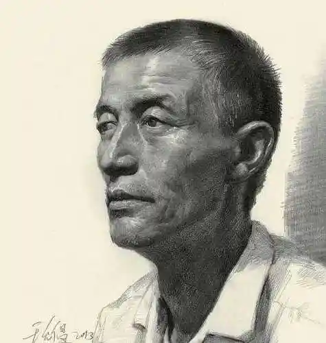 男青年正侧面素描头像男青年四分之三侧素描头像女中年四分之三侧素描