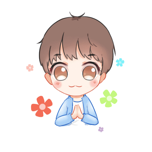 男孩 开心 手势 动漫