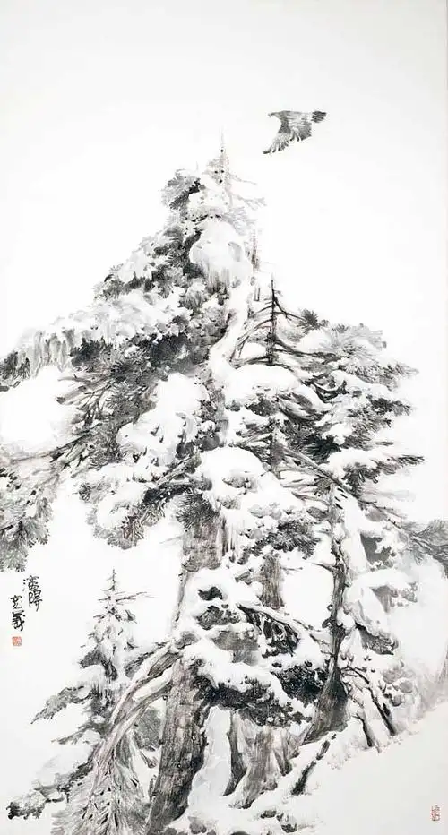 《冰雪恋歌》连载之:冰雪圣境-中国山水画艺术网