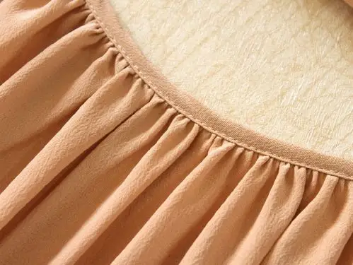 【法国高端品牌 真丝双绉重砂优雅宽松范连衣裙 100%silk】价格,批发,