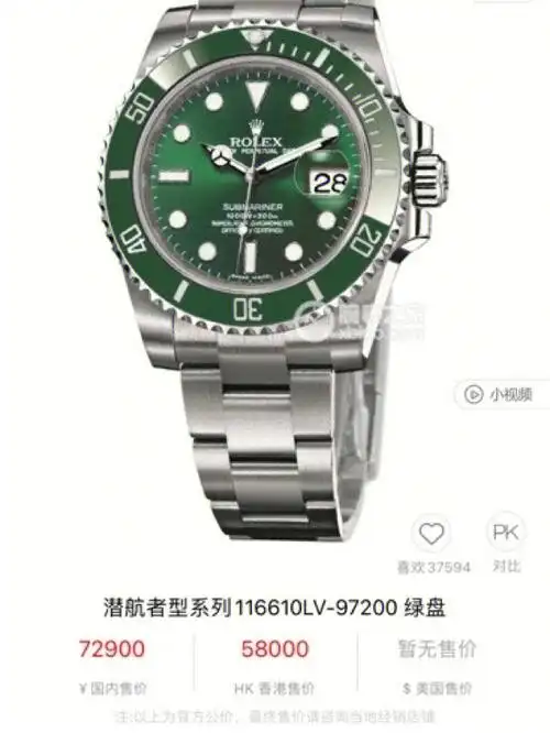劳力士绿水鬼