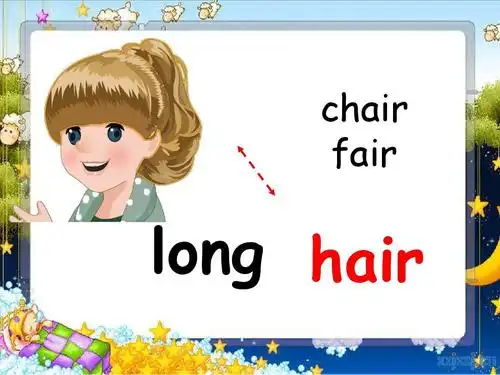 chair fair long hair