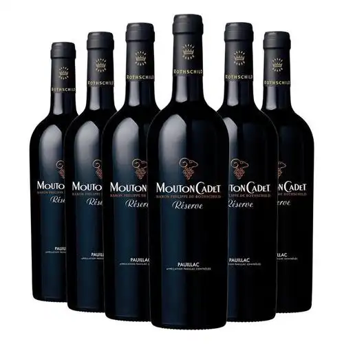 整箱 木桐嘉棣珍藏波亚克红酒750ml*6支 正品 法国进口红酒村庄级