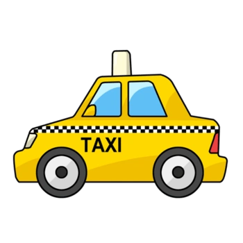 卡通出租车素材