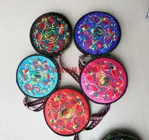 新款凤凰古城民族风原创小圆包少数民族特色纯手工缝制多色工艺品