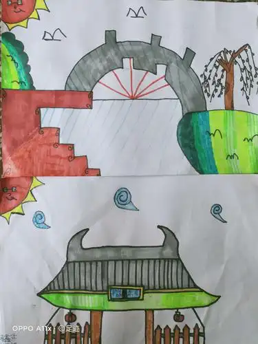 &一年级 美术现场比赛作品公示 二年级组  美术现场绘画比赛作品公示