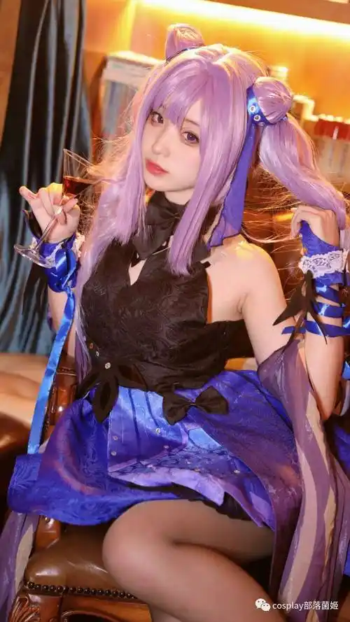 cos原神刻晴霓裾翩跹cos正片猫尔