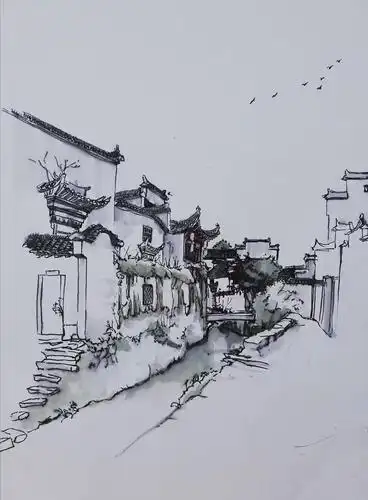 徽州写生