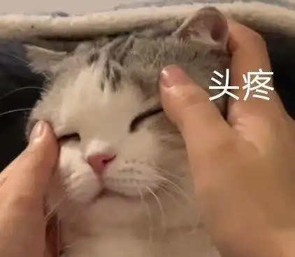 萌宠gif猫星人gif头痛gif无奈gif呆萌gif可爱gif