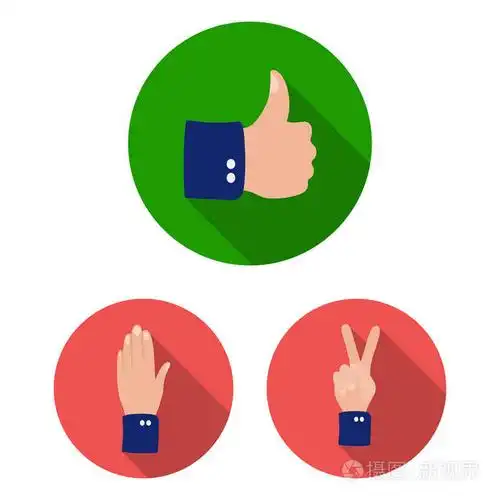 集合的动画和手势向量图标的股票插画-正版商用图片17pt3m-摄图新视界